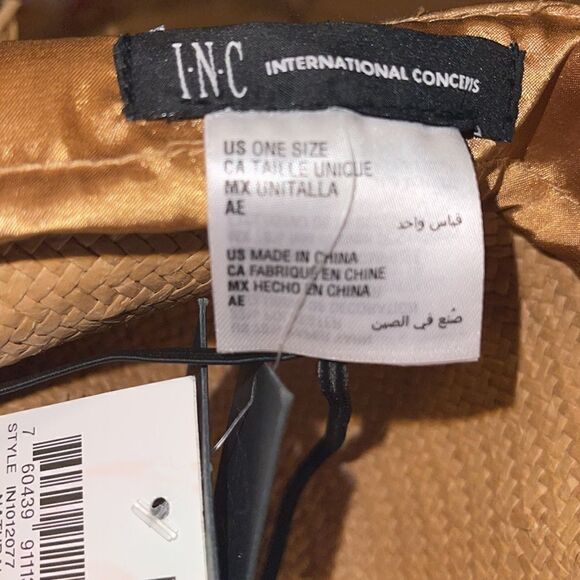 NWT INC International Concepts straw sea shell hat - Picture 5 of 8